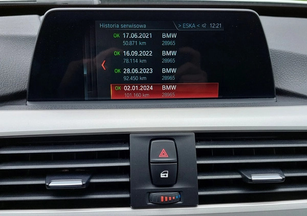 BMW 3GT cena 88900 przebieg: 102505, rok produkcji 2018 z Warszawa małe 742